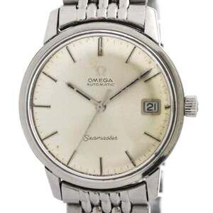 OMEGA Seamaster Rice Bracelet Cal.565 Steel Mens Watch 166.037 Vintage